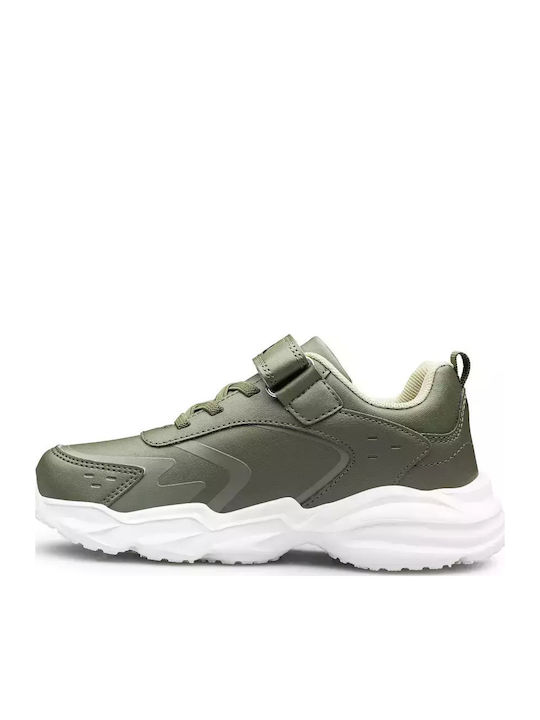 Memory Abel Παιδικά Sneakers με Σκρατς Χακί