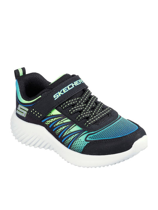 Bounder Παιδικά Sneakers με Σκρατς Μαύρα