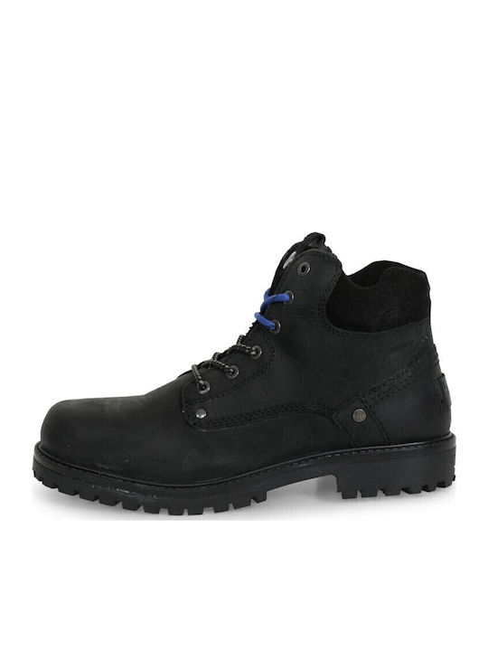 Yuma Leather Black Boots Anatomical