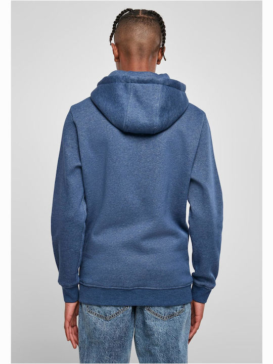 Urban Classics Men's Sweatshirt with Hood and Pockets Blue Light Melange