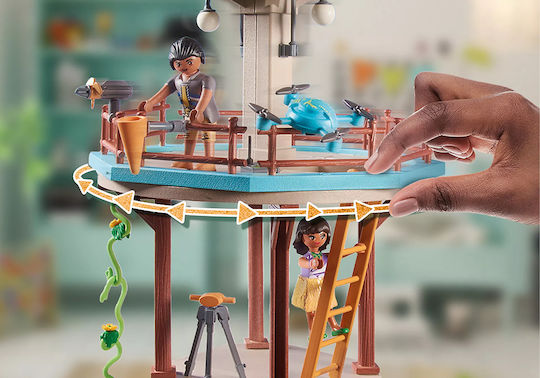 Playmobil Wiltopia Beobachtungsturm mit Kompass für 4-10 Jahre