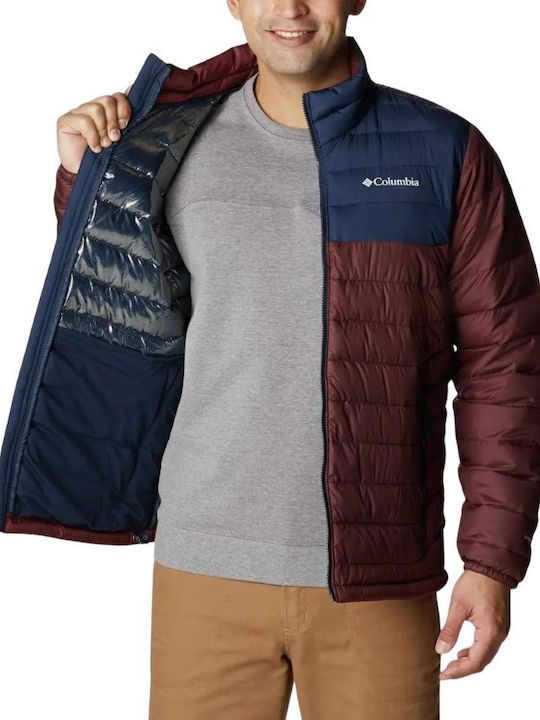 Powder Lite Winter Jacke Puffer Bordeaux
