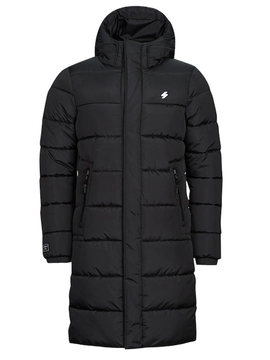 LONGLINE Winter Jacket Puffer Black
