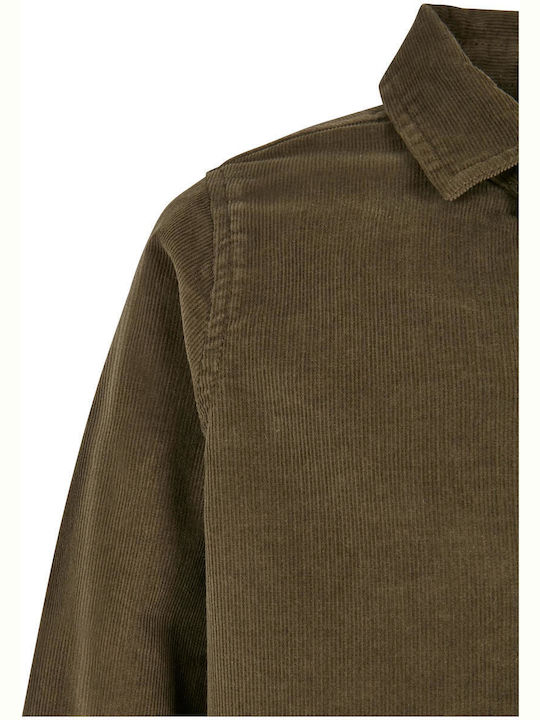 Kids One Color Shirt Long Sleeve Khaki