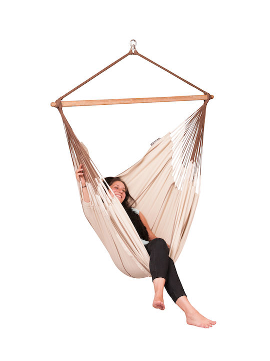 La Siesta Habana Scaun-Aiură material textil Nougat 142x142x170buc La Siesta Habana Scaun-Aiură material textil Nougat 142x142x170buc
