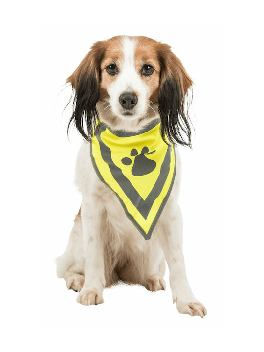 Trixie Dog Bandana Fluorescent Small/Medium in Yellow Color
