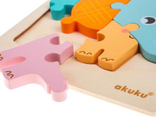 Kinder Steckpuzzle Elefant 5pcs Akuku