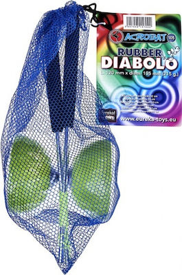 Diabolo Set Acrobat 105 Rubber für 6+ Jahre