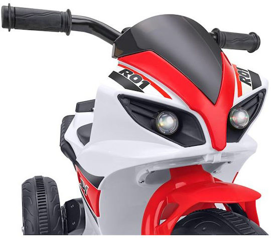 Kids Motorbike Inspired Electric 6 Volt White