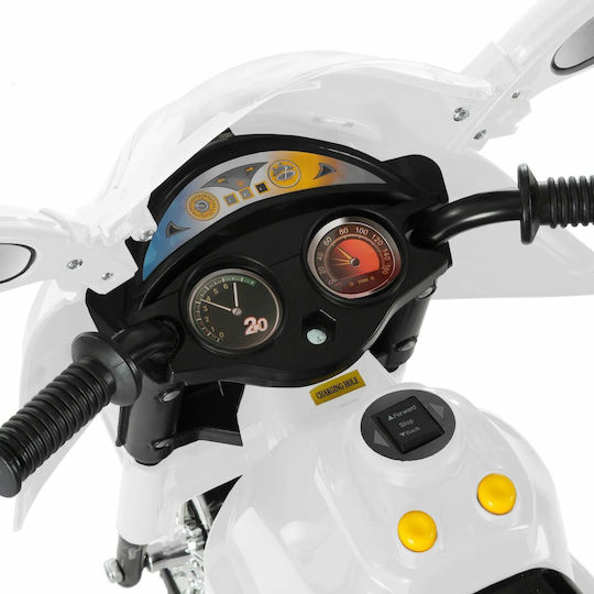 Kinder Motorrad Inspiriert Elektroantrieb 6 Volt Weiß