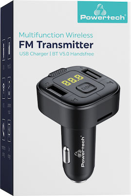 Powertech FM Car Transmitter with Bluetooth / MicroSD / USB