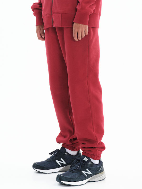 Pantaloni de trening cu Elastic Roșu