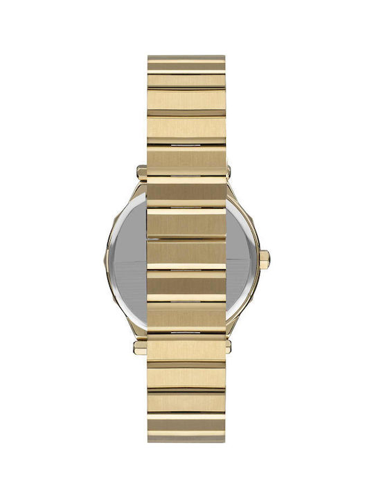 Beverly Hills Polo Club Diamonds Uhr mit Gold Metallarmband