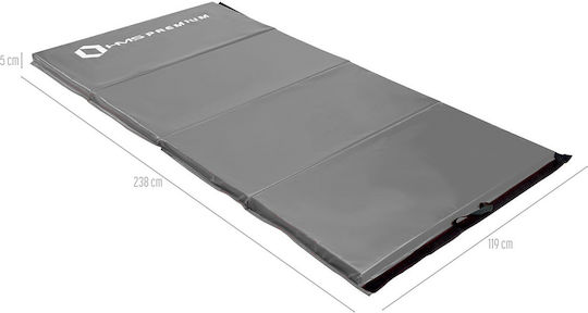 HMS MGS01 Foldable Exercise Mat Yoga Gray with Carry Strap 240x120x5cm