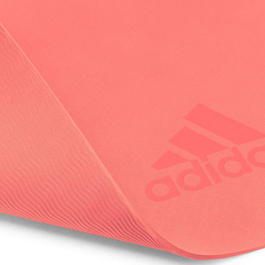 adidas Premium Klappbare Trainingsmatte Yoga Glow Rosa (176x61x0,5cm)