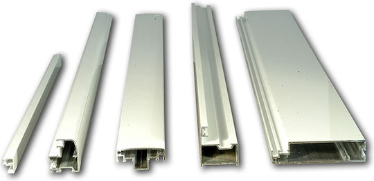Mosquito Net Door Hinged from Fiberglass White with Frame 230x110cm