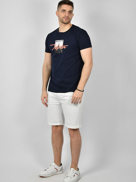 T-shirt Navy Μπλε