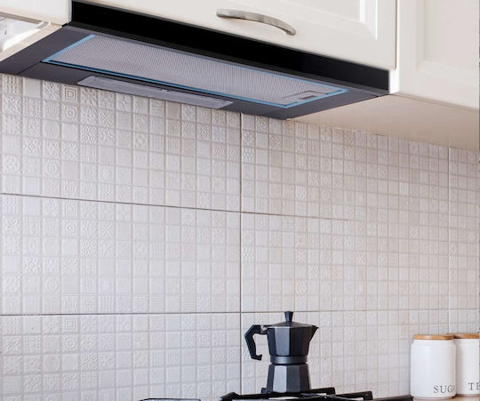 Proff Airmax 7062B Sliding Vent Hood 60cm Black