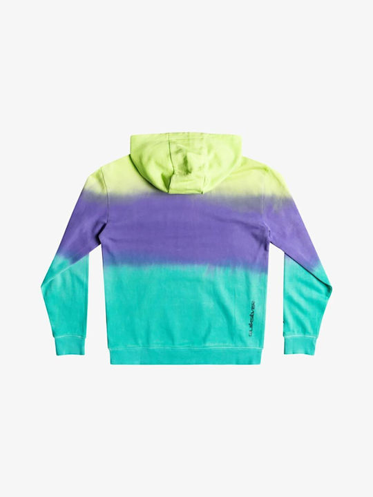 Quiksilver Hanorac pentru copii cu glugă și buzunare Multicolor Cloudy Tie Dye