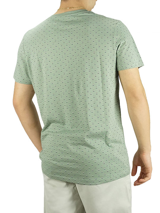 Jack & Jones Ανδρικό T-shirt Mint με Στάμπα