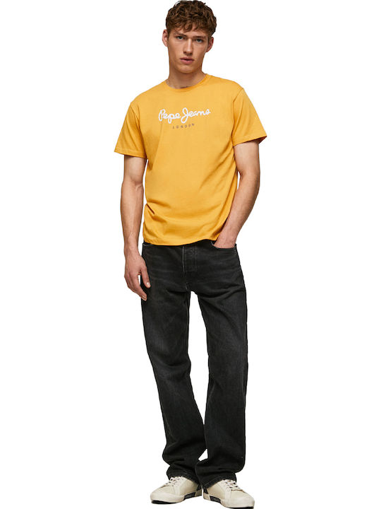 'EGGO' T-shirt Ochre Yellow