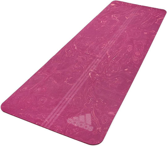 adidas Camo Exercise Mat Power Berry with Carry Strap (176x61x0.5cm)