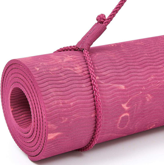 adidas Camo Exercise Mat Power Berry with Carry Strap (176x61x0.5cm)