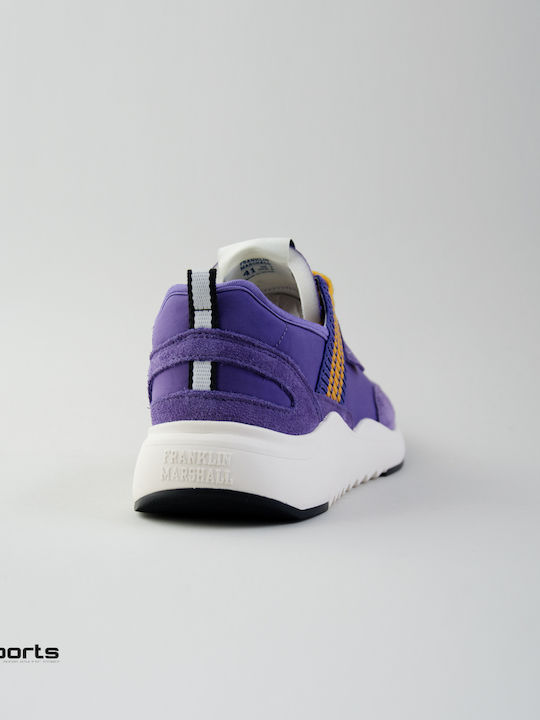 Alpha Vintage Herren Sneakers Lila