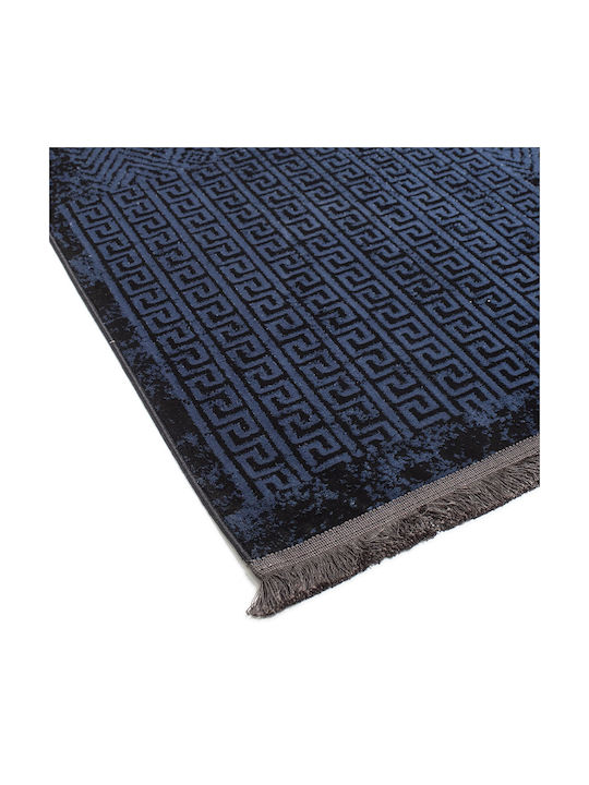 Viokarpet Nimbus Fidenza Rug Rectangular Summer with Fringes 015 Blue