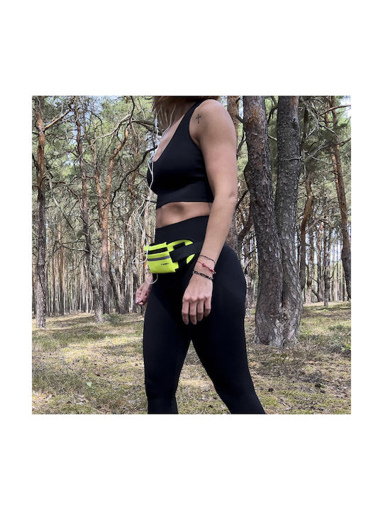 Wozinsky Expandable Belt Γυναικείο Τσαντάκι Μέσης για Τρέξιμο Μαύρο