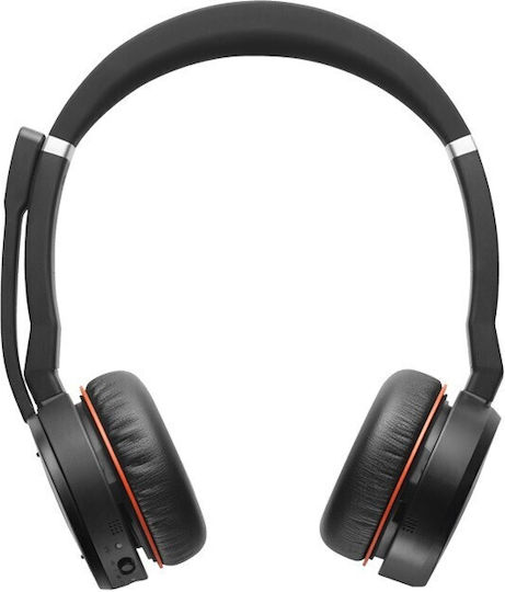 Jabra Evolve 75 SE Kabellose Auf dem Ohr Multimedia-Kopfhörer mit Mikrofon und Bluetooth-Konnektivität