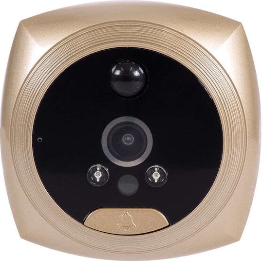 GloboStar Wireless Video Intercom Set Wi-Fi Gold Gold
