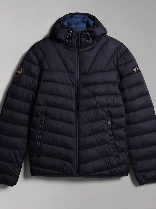 Aerons Winter Jacket Puffer Blu marine