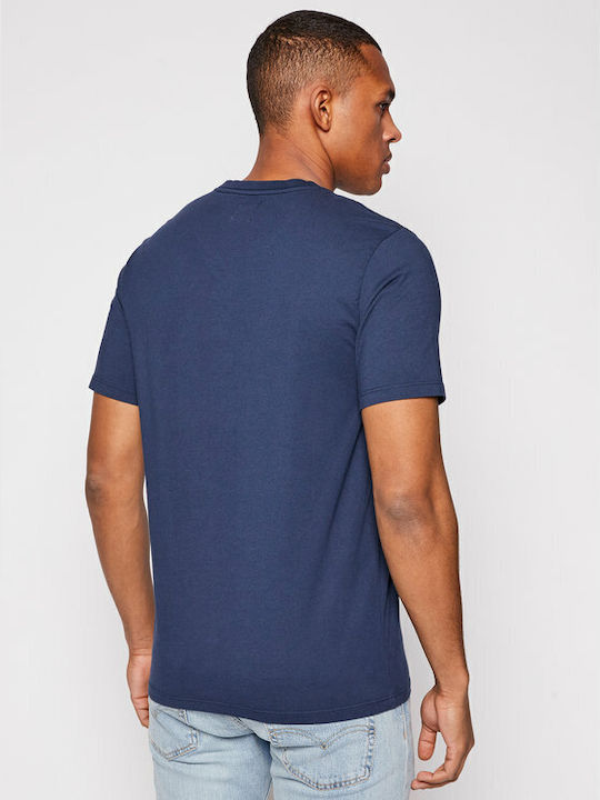 Levi's Men's Short Sleeve T-shirt with V-Neck Navy Blue