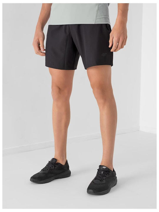 4F Sportliche Herrenshorts Schwarz