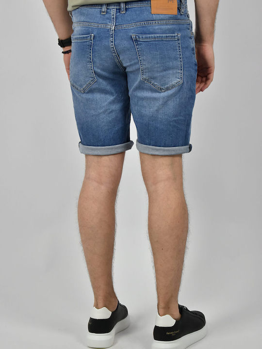 Marcus Lesli Men's Shorts Jeans Blue