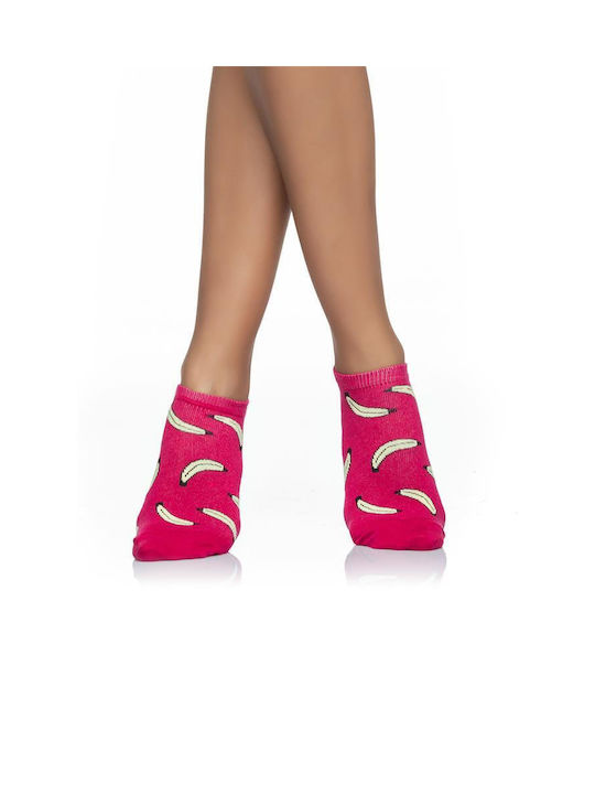 Inizio Women's Patterned Socks Pink