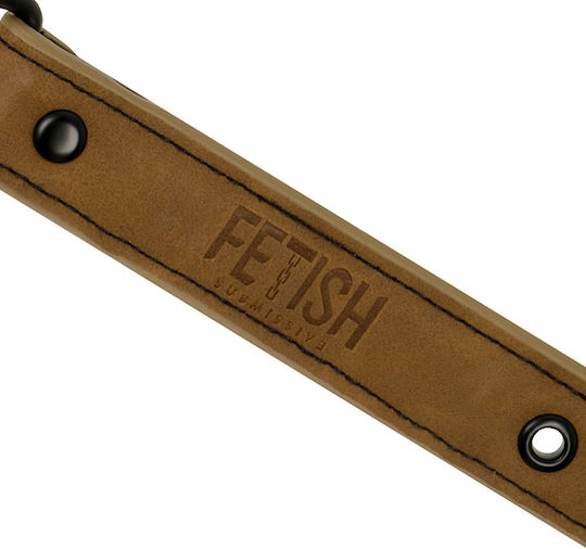 Fetish Submissive Breathable Ball Gag Cagulă în Culoare Maro