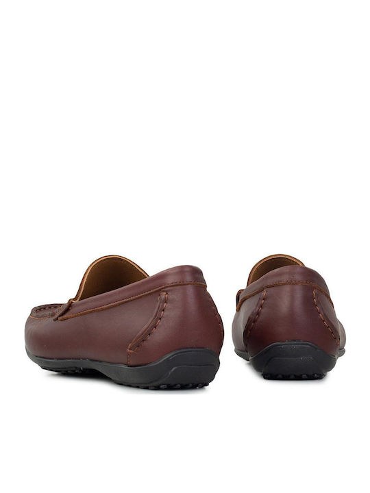 Δερμάτινα Ανδρικά Loafers Brandy