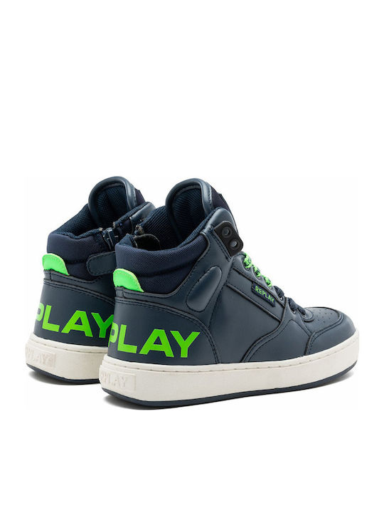 Cobra Παιδικά Sneakers High Μπλε
