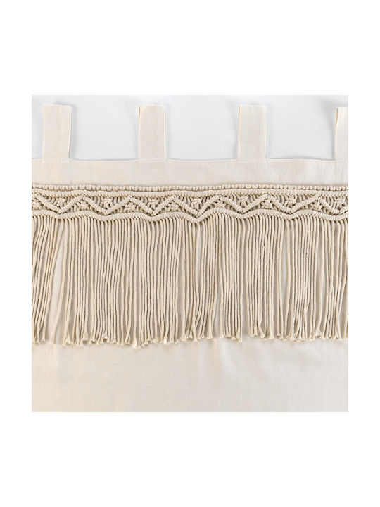 Douceur d'Intérieur Κουρτίνα με Τιράντες L-C Macrame Samaya 140x240εκ.