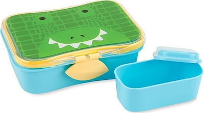 Skip Hop Zoo Κροκόδειλος Kids Lunch Plastic Box 0.7lt Multicolour