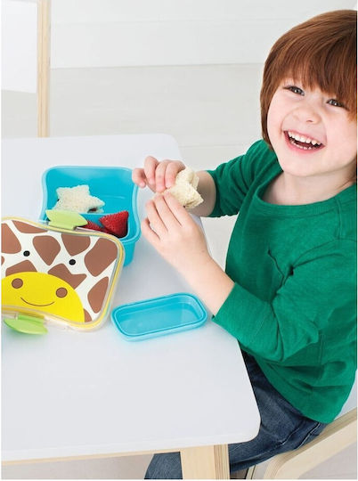 Skip Hop Zoo Giraffe Plastic Kids' Food Container 0.7lt Multicolour