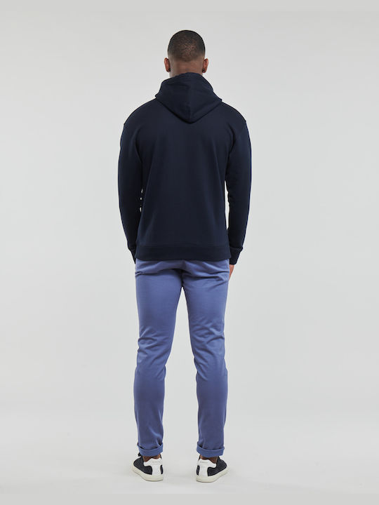 Scotch & Soda Men's Sweatshirt with Hood & Pockets Navy Blue