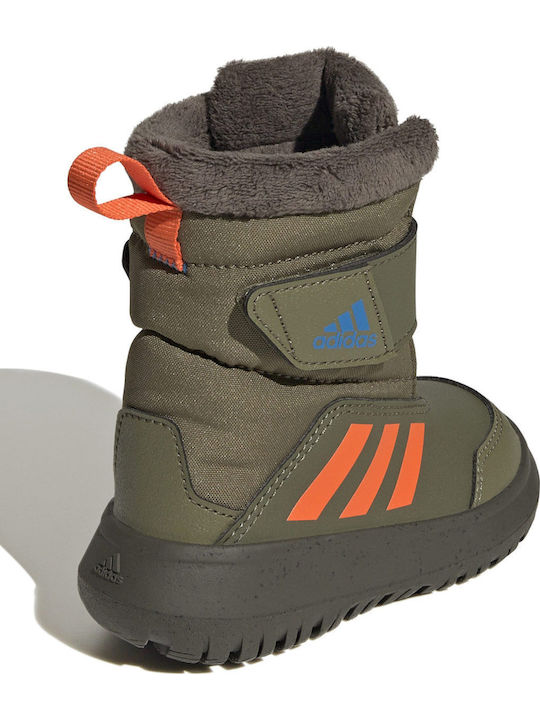 Winterplay Kids Snow Boots with Velcro Khaki