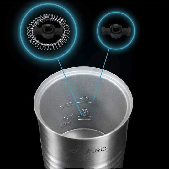 Cecotec Power Latte Spume 4000 CEC- Device for Hot & Cold Milk Froth with Non-stick Coating 240ml
