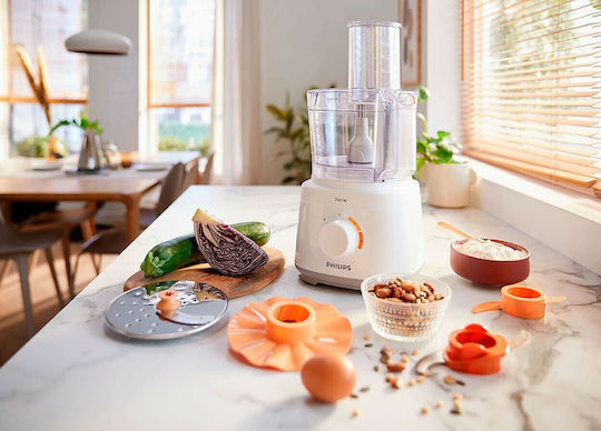 Philips Daily Collection Мултифункционален хранителен процесор 700W с Купа 1.5лт Бял