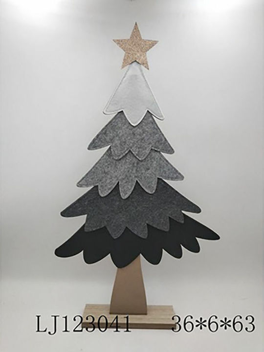 Iliadis Christmas Decorative Fabric Tree 63cm Gray