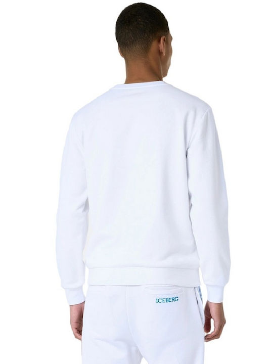 SWEATSHIRT FELPA MEN'S SWEATSHIRT ICEBERG WHITE