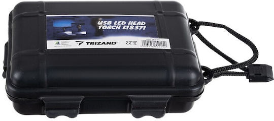 Trizand Επαναφορτιζόμενος Φακός Κεφαλής LED με Μέγιστη Φωτεινότητα 200lm